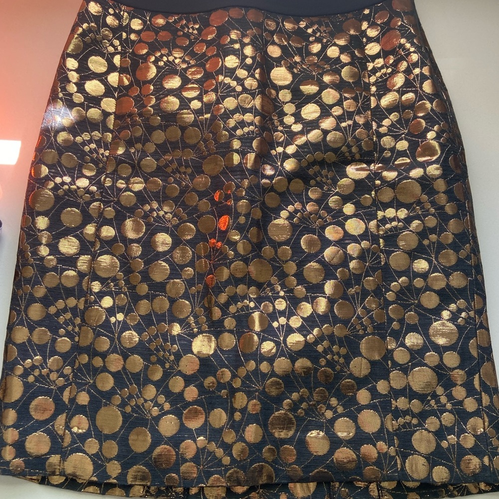 Metallic skirt